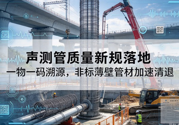 上林声测管质量新规落地，一物一码溯源，非标薄壁管材加速清退