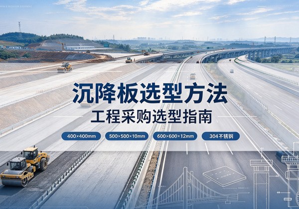 上林沉降板选择方法